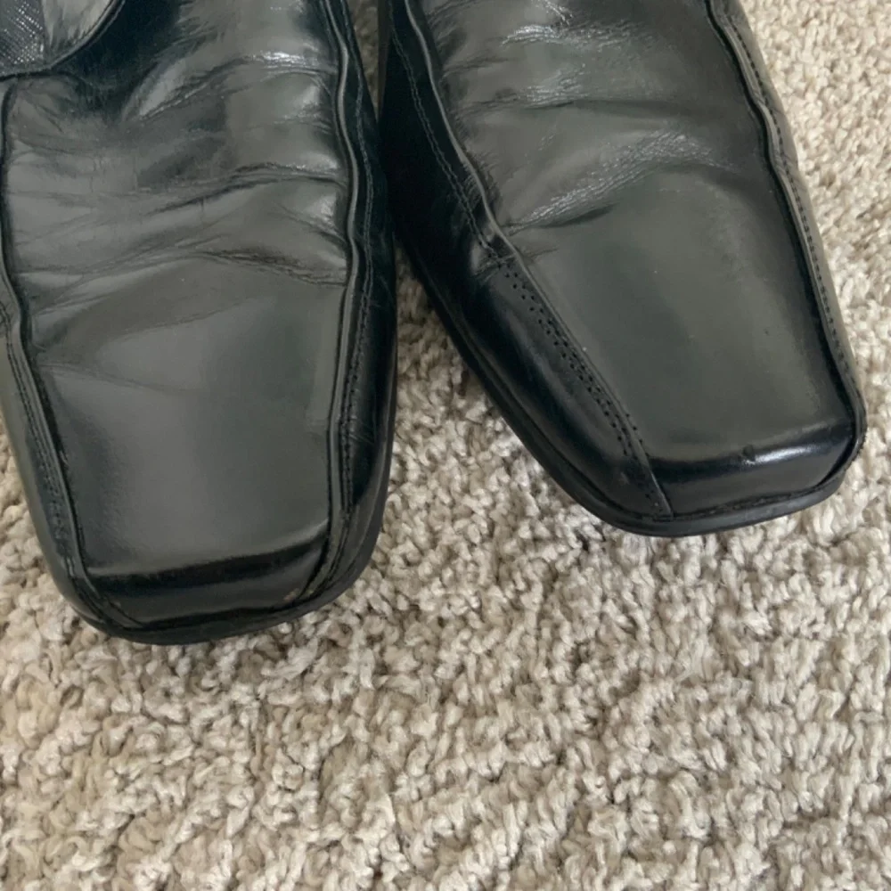 Kenneth Cole New York Black Genuine Leather Men’s Oxford Shoes Size 10 M